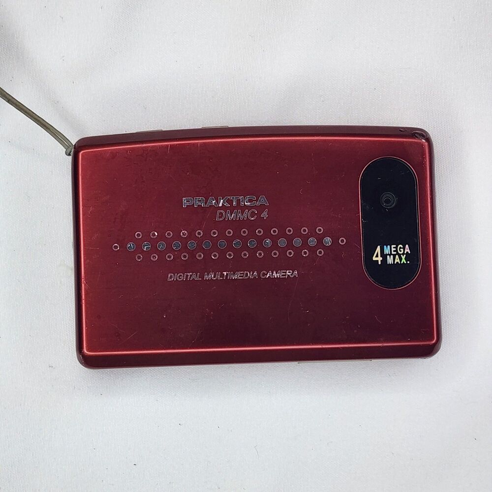 Praktika DMMC 4 Digital Multimedia Camera Red 4 Mega Max
